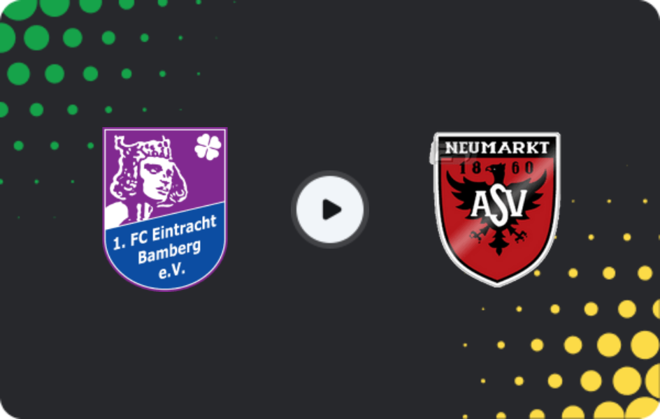 Where to watch Eintracht Bamberg — ASV Neumarkt, Oberliga - Bayern Nord, 28.02.2026