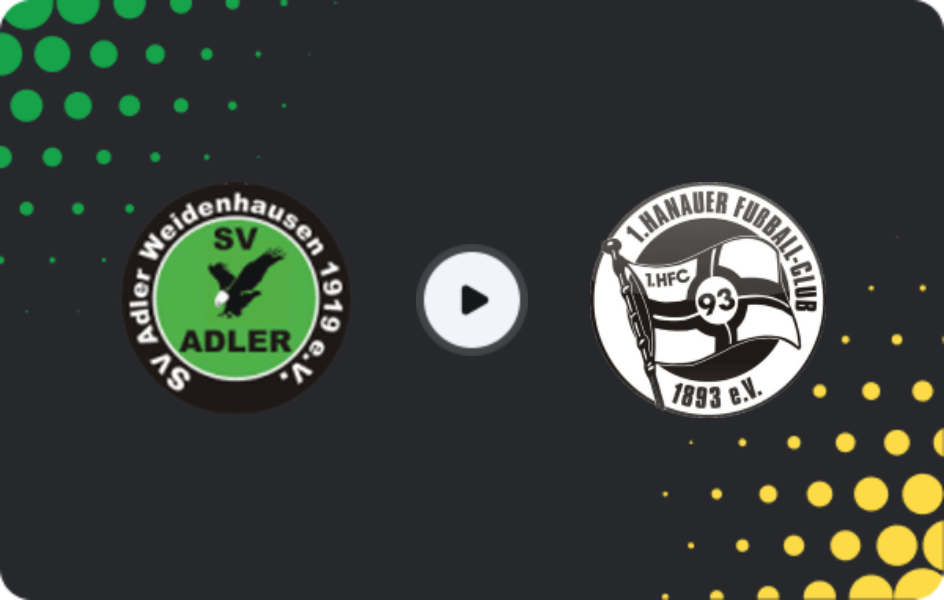 Where to watch Weidenhausen — Hanau 93, Oberliga - Hessen, 28.02.2026