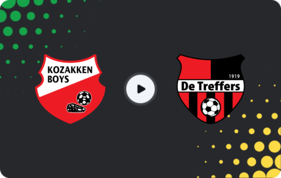 Where to watch Kozakken Boys — De Treffers, Tweede Divisie, 28.02.2026
