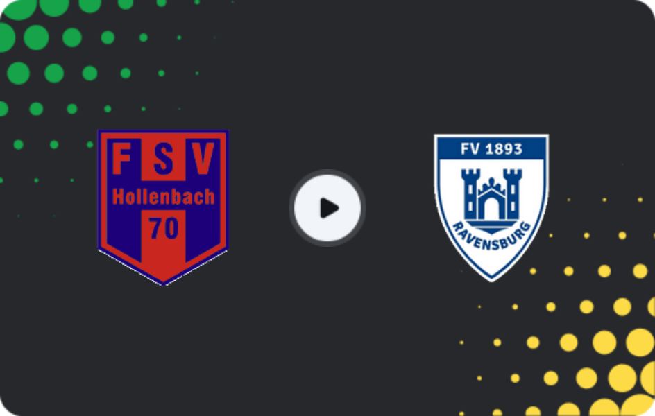 Where to watch Hollenbach — FV Ravensburg, Oberliga - Baden-Württemberg, 28.02.2026