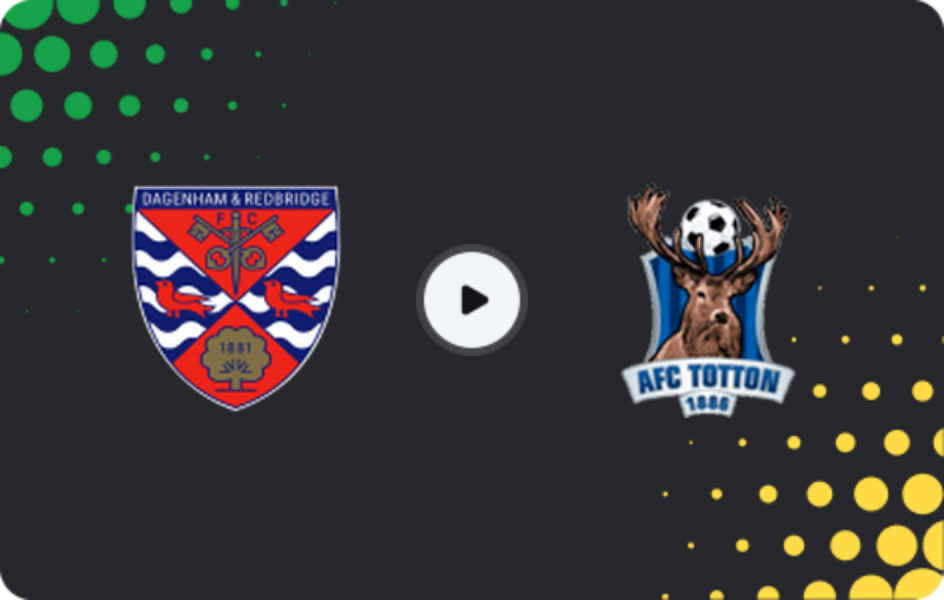 Where to watch Dagenham & Redbridge — AFC Totton, National League - South, 28.02.2026