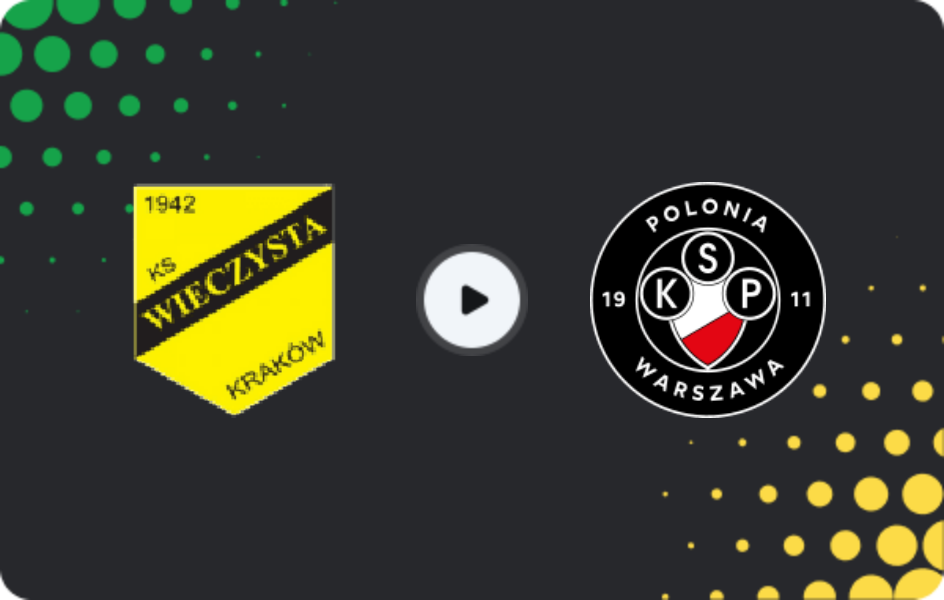 Where to watch Wieczysta Kraków — Polonia Warszawa, 1 Liga, 28.02.2026