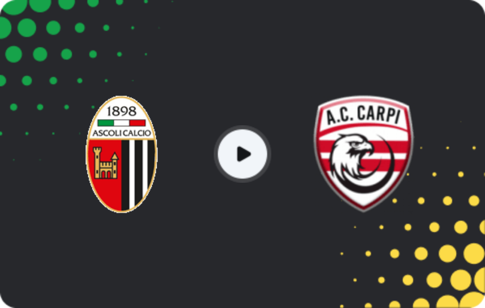 Where to watch Ascoli — Athletic Carpi, Serie C - Girone B, 28.02.2026