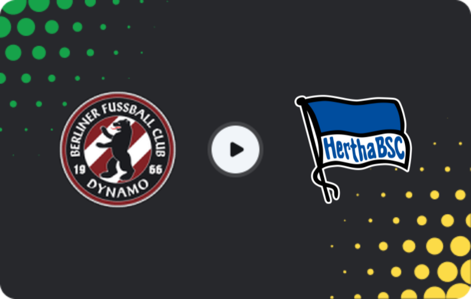 Where to watch BFC Dynamo — Hertha II, Regionalliga - Nordost, 01.03.2026