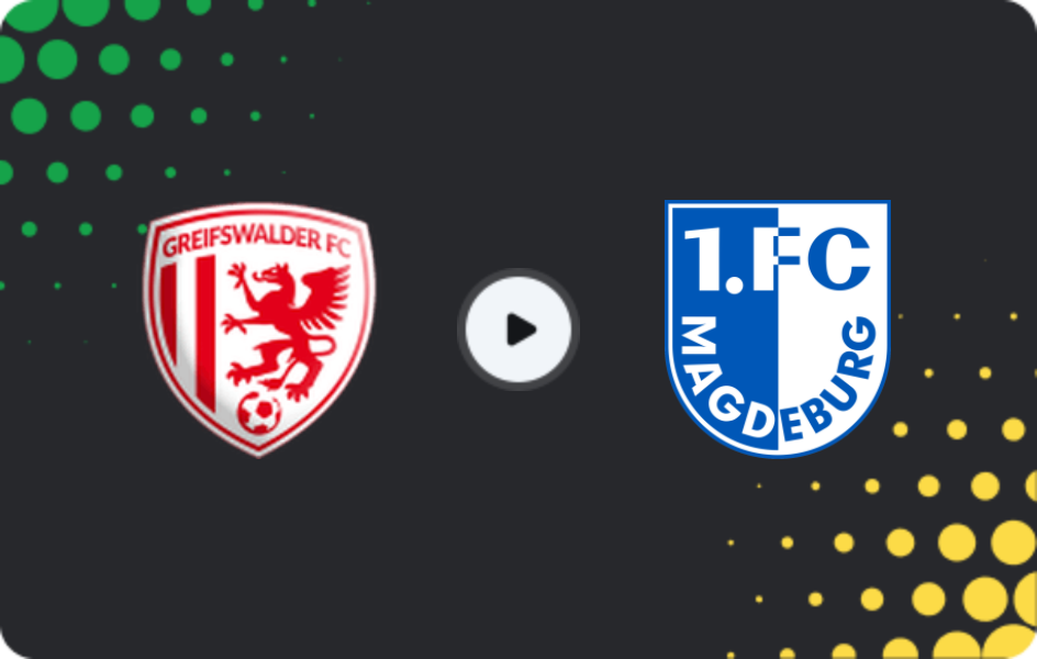 Where to watch Greifswalder FC — Magdeburg II, Regionalliga - Nordost, 01.03.2026
