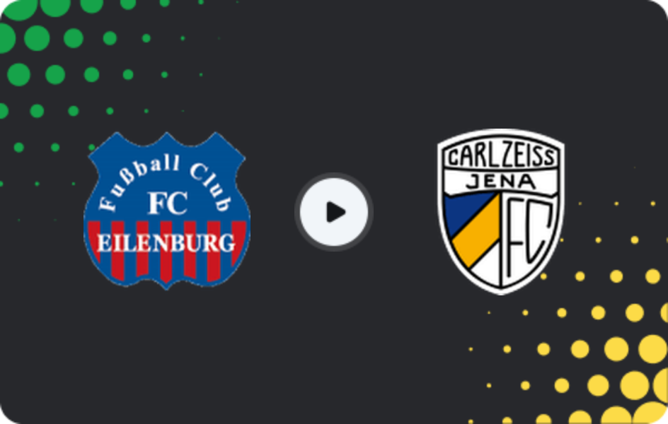 Where to watch Eilenburg — FC Carl Zeiss Jena, Regionalliga - Nordost, 01.03.2026