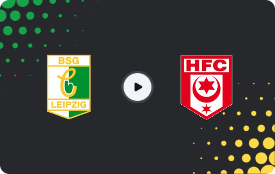 Where to watch BSG Chemie Leipzig — Hallescher FC, Regionalliga - Nordost, 01.03.2026