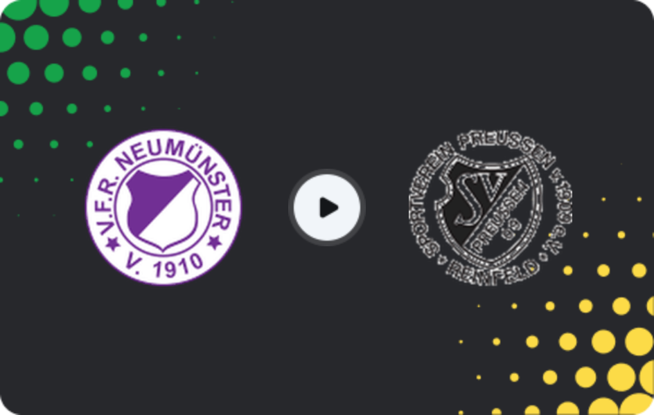Where to watch VfR Neumünster — Preußen Reinfeld, Oberliga - Schleswig-Holstein, 01.03.2026