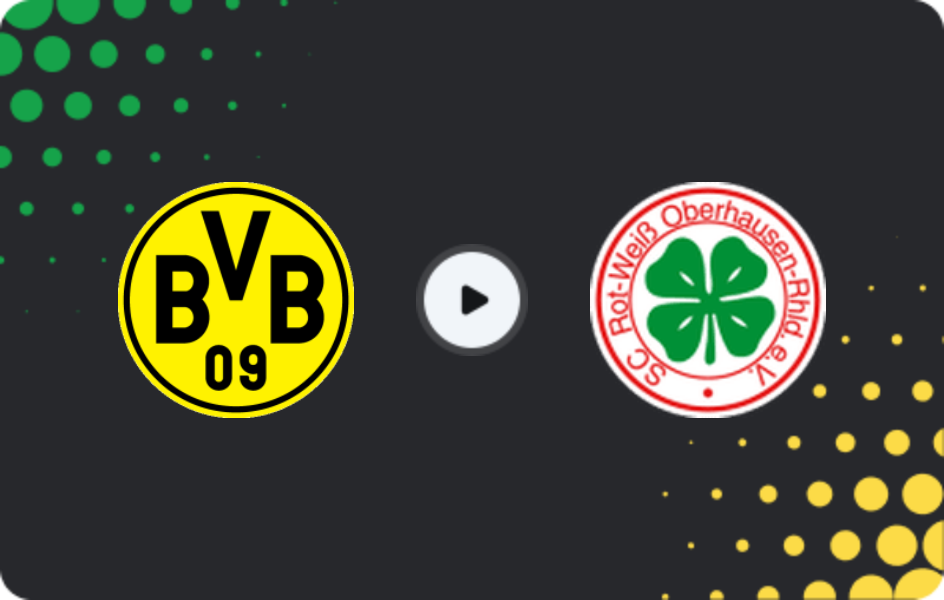 Where to watch Borussia Dortmund II — Rot-weiss Oberhausen, Regionalliga - West, 01.03.2026