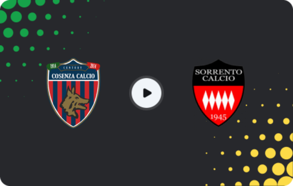 Where to watch Cosenza — Sorrento, Serie C - Girone C, 01.03.2026