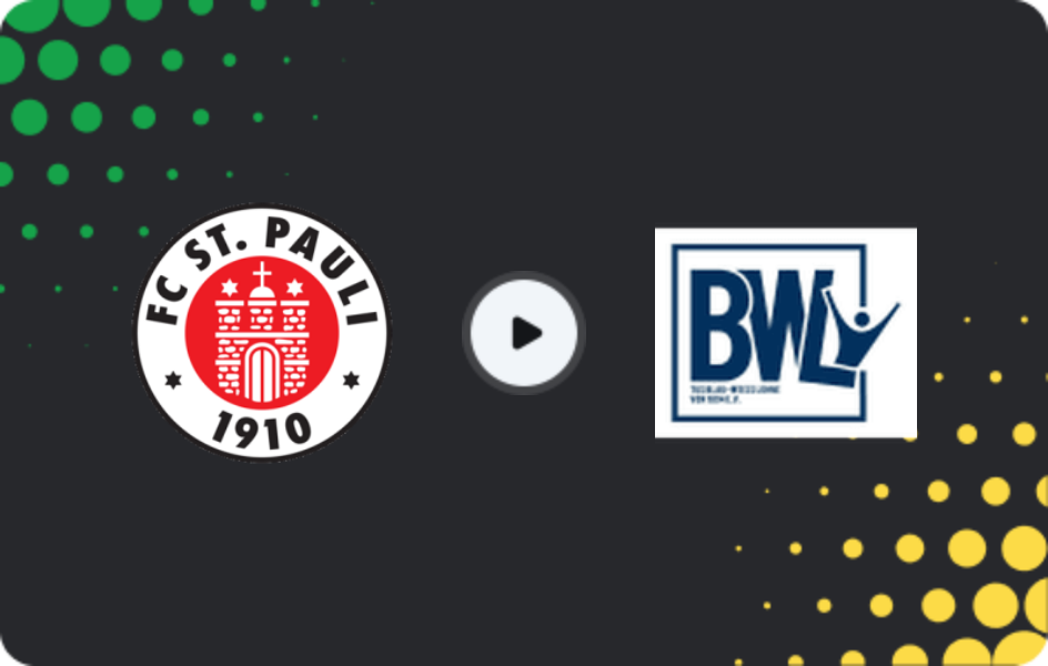Where to watch St. Pauli II — BW Lohne, Regionalliga - Nord, 01.03.2026