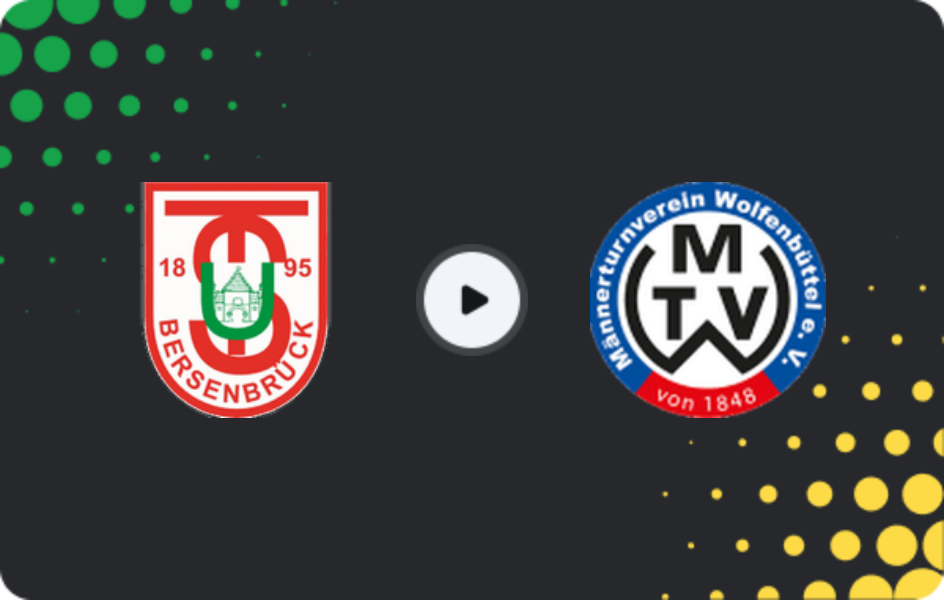 Where to watch Bersenbrück — Wolfenbuttel, Oberliga - Niedersachsen, 01.03.2026