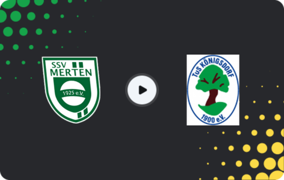Where to watch SSV Merten — TuS BW Königsdorf, Oberliga - Mittelrhein, 01.03.2026