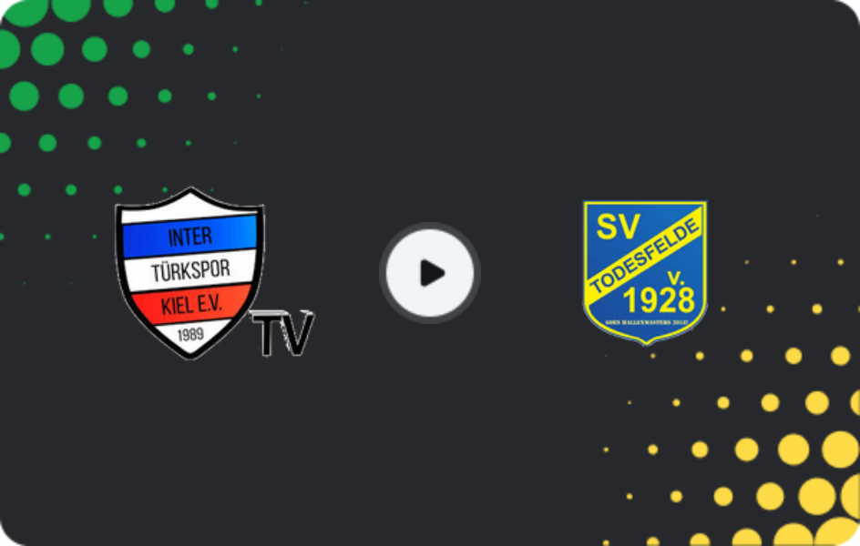 Where to watch Inter Türkspor Kiel — Todesfelde, Oberliga - Schleswig-Holstein, 01.03.2026