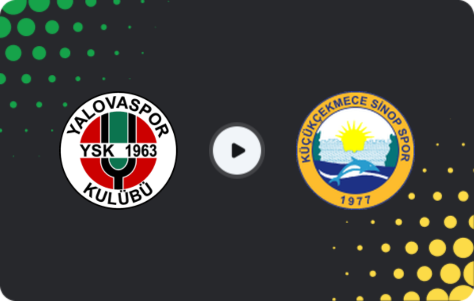 Where to watch Yalova Yeşilovaspor — Küçükçekmece Sinopspor, 3. Lig - Group 1, 01.03.2026