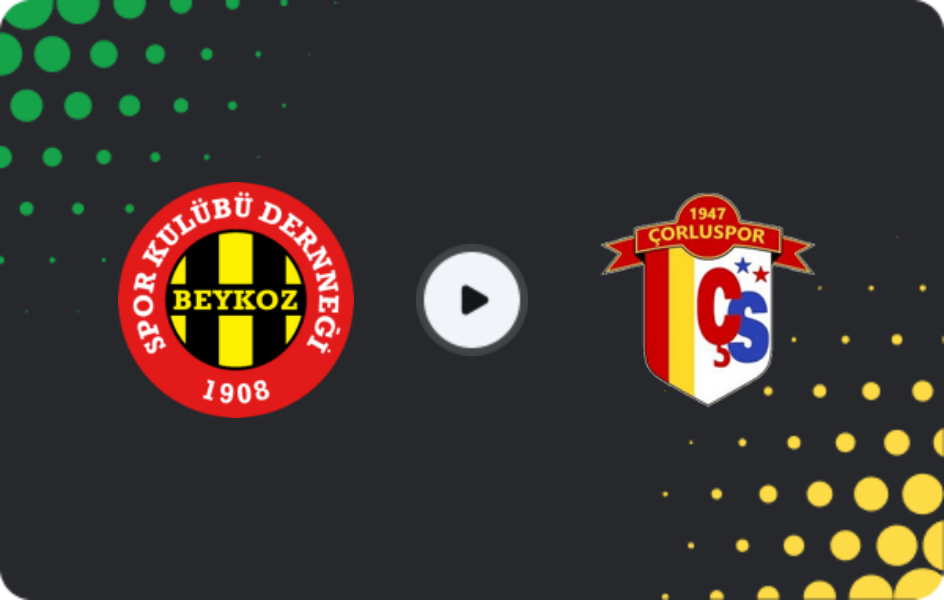 Where to watch Beykoz İshaklıspor — Çorluspor 1947, 3. Lig - Group 1, 01.03.2026
