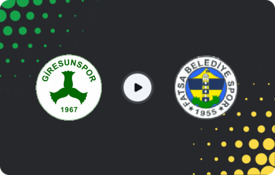 Where to watch Giresunspor — Fatsa Belediyespor, 3. Lig - Group 3, 01.03.2026