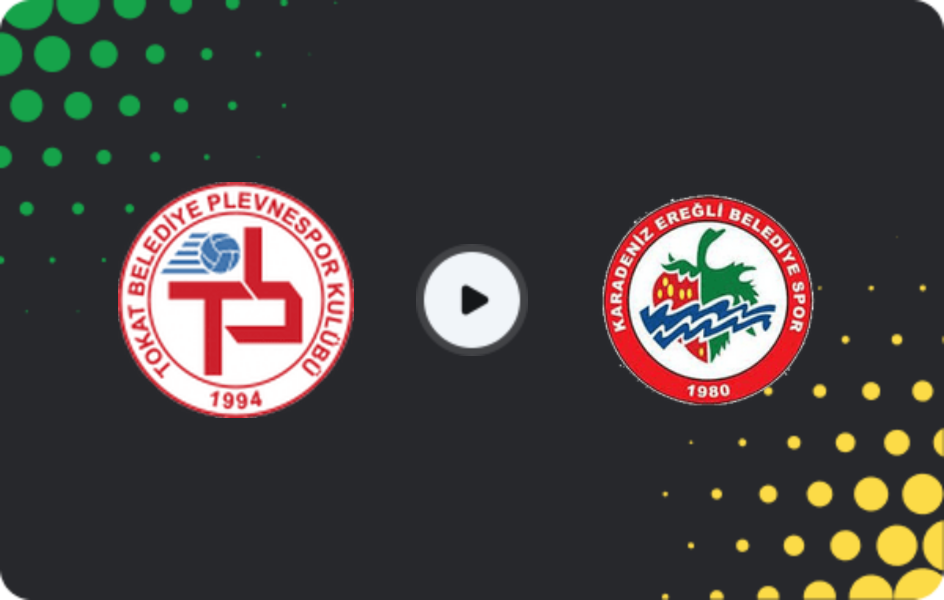 Where to watch Tokat Bld Plevnespor — Karadeniz Ereğli BSK, 3. Lig - Group 3, 01.03.2026