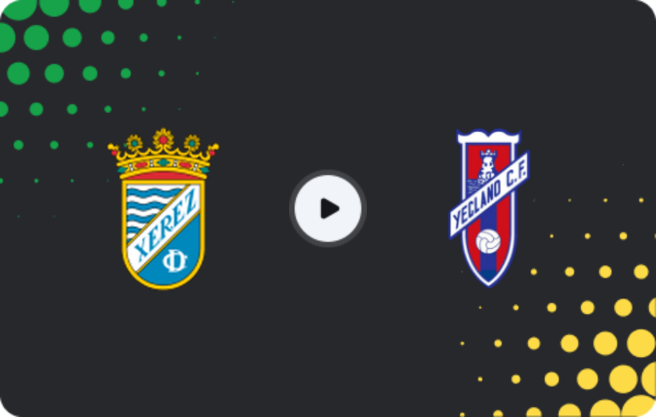 Where to watch Xerez — Yeclano, Segunda Federación - Group 4, 01.03.2026