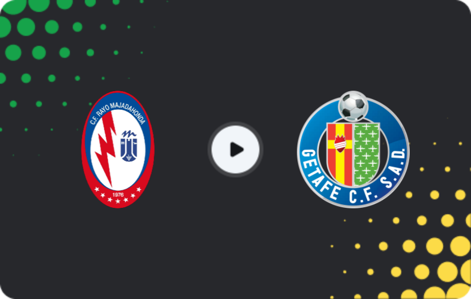 Where to watch Rayo Majadahonda — Getafe II, Segunda Federación - Group 5, 01.03.2026
