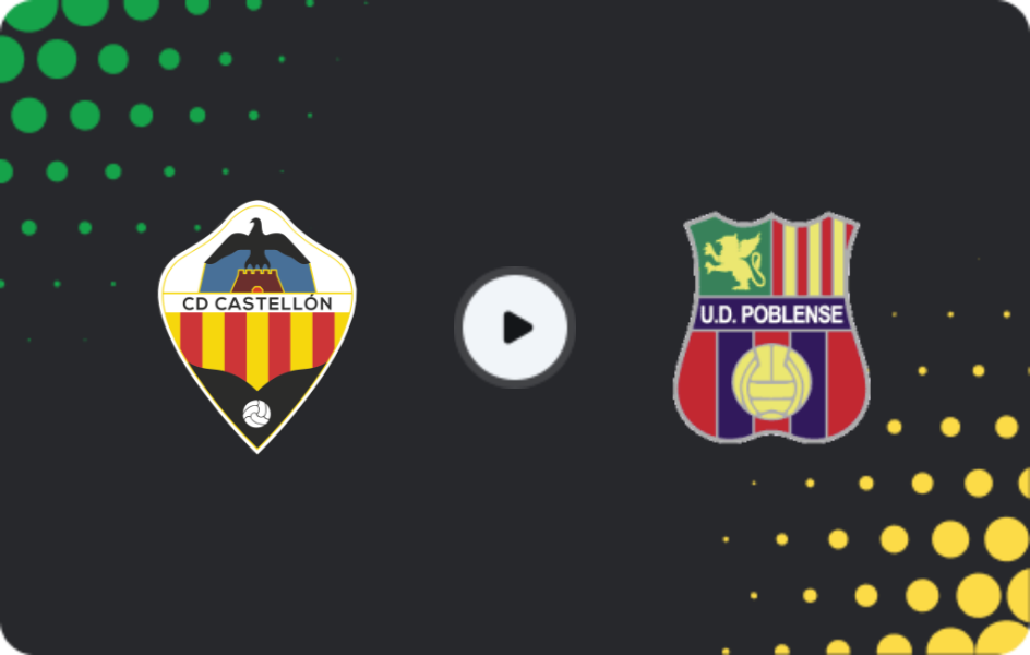 Where to watch Castellón II — Poblense, Segunda Federación - Group 3, 01.03.2026