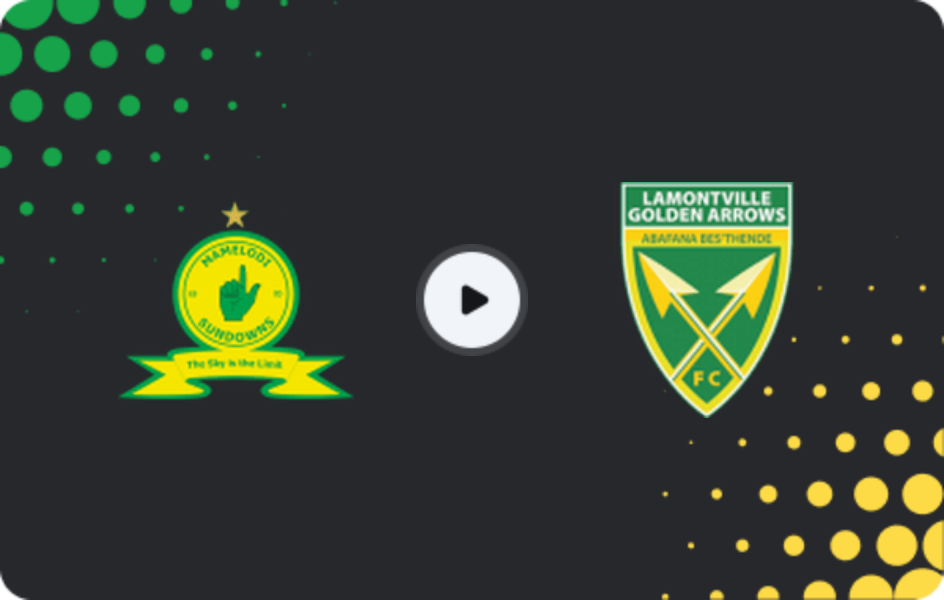 Where to watch Mamelodi Sundowns — Golden Arrows, Premiership, 04.03.2026