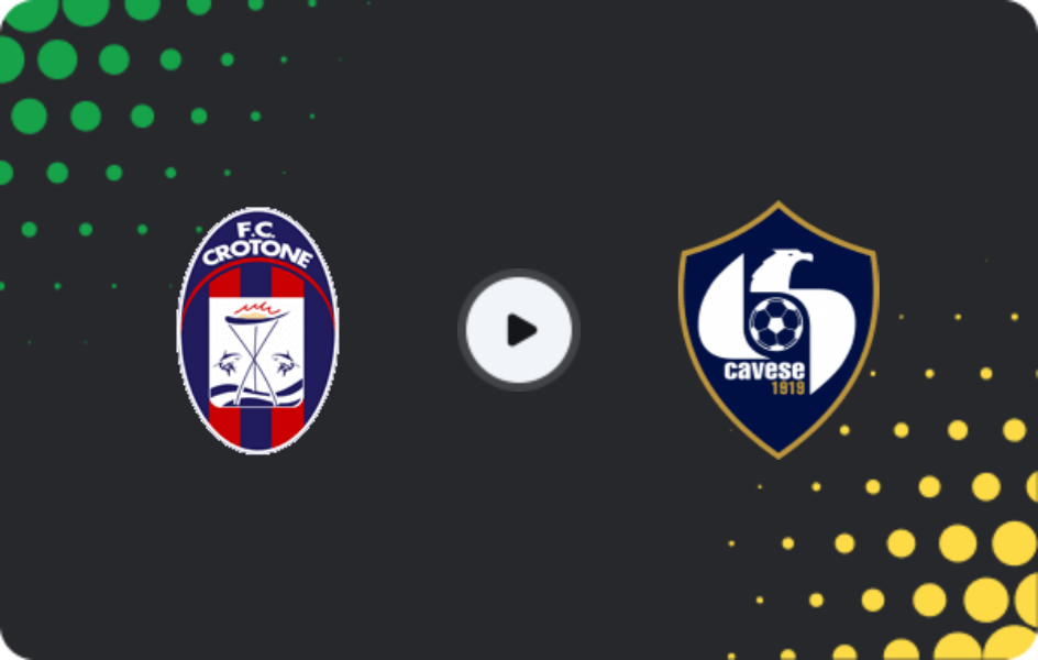 Where to watch Crotone — Cavese, Serie C - Girone C, 05.03.2026