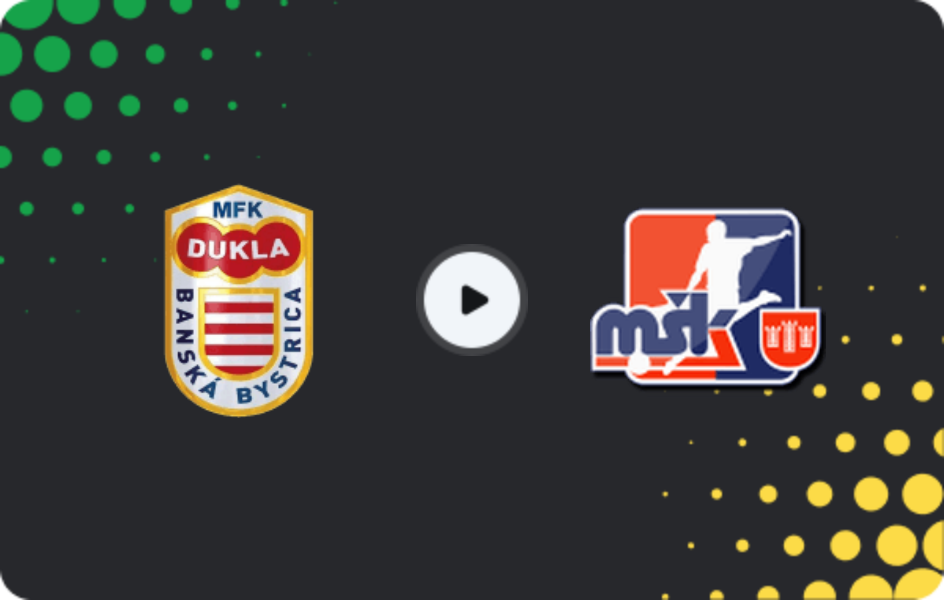 Where to watch Dukla Banská Bystrica — Považská Bystrica, 2. Liga, 06.03.2026