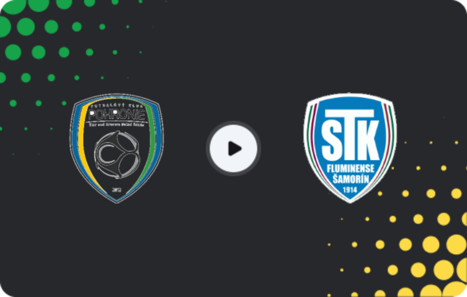 Where to watch Pohronie — Šamorín, 2. Liga, 06.03.2026