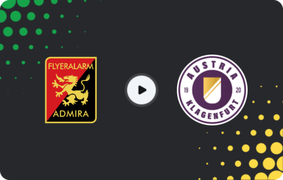 Where to watch Admira Wacker — Austria Klagenfurt, 2. Liga, 06.03.2026