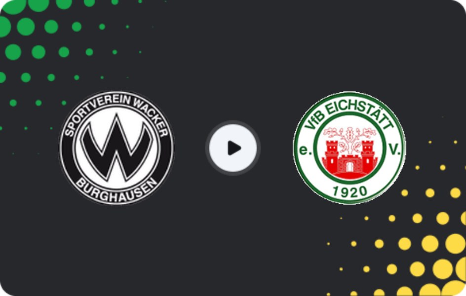 Where to watch Wacker Burghausen — Eichstätt, Regionalliga - Bayern, 06.03.2026