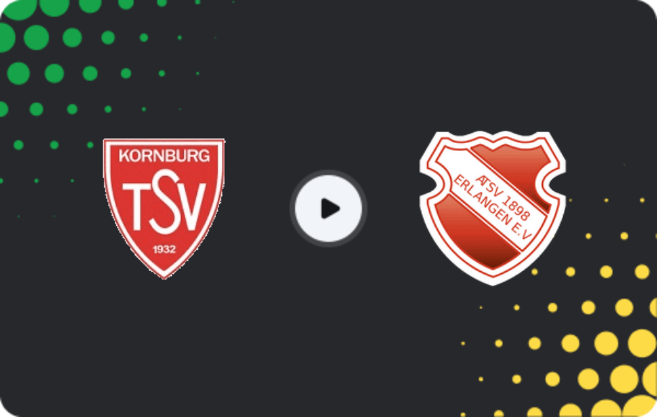 Where to watch Kornburg — ATSV Erlangen, Oberliga - Bayern Nord, 06.03.2026