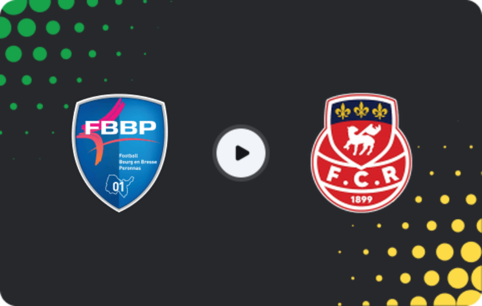 Where to watch Bourg-en-bresse 01 — Rouen, Championnat National, 06.03.2026
