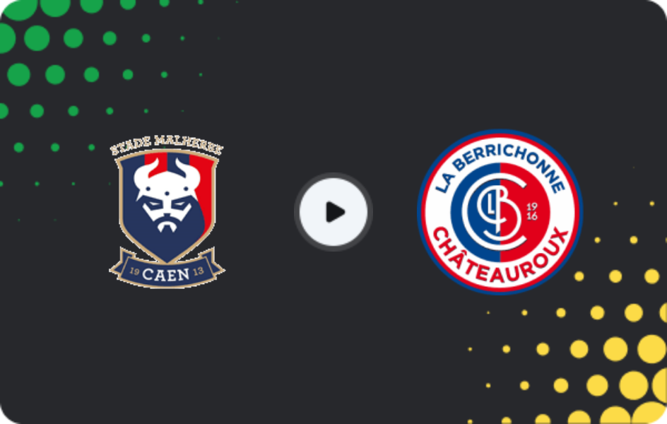 Where to watch Caen — Chateauroux, Championnat National, 06.03.2026