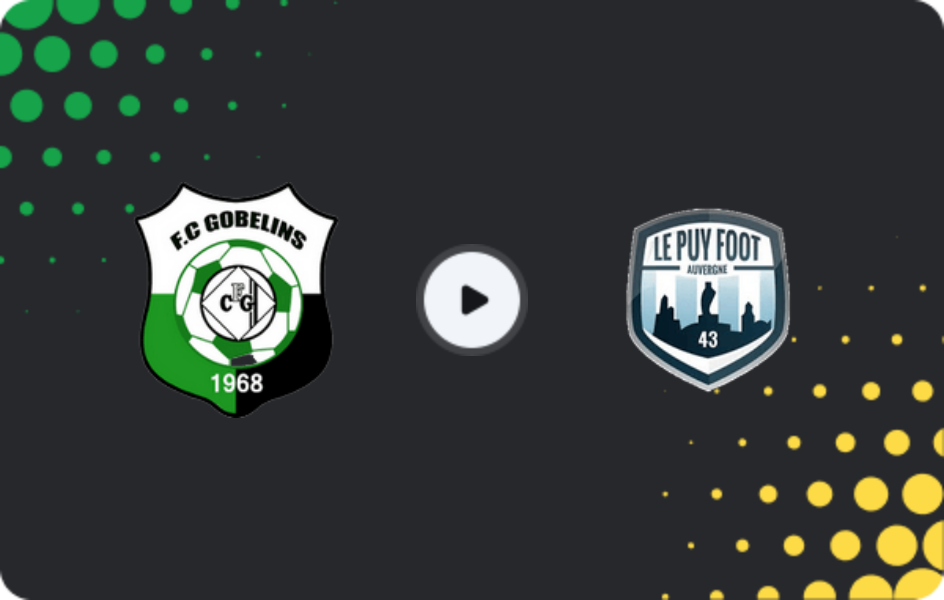 Where to watch Gobelins — Le Puy Foot, Championnat National, 06.03.2026