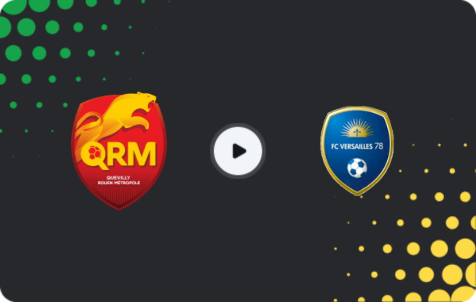 Where to watch Quevilly — Versailles, Championnat National, 06.03.2026