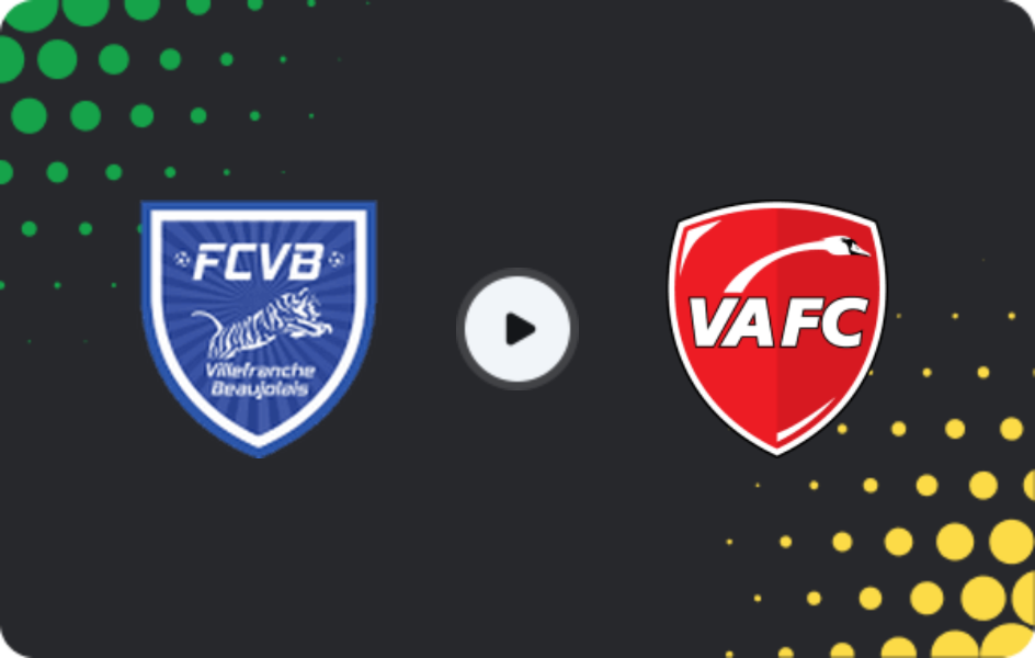 Where to watch Villefranche — Valenciennes, Championnat National, 06.03.2026