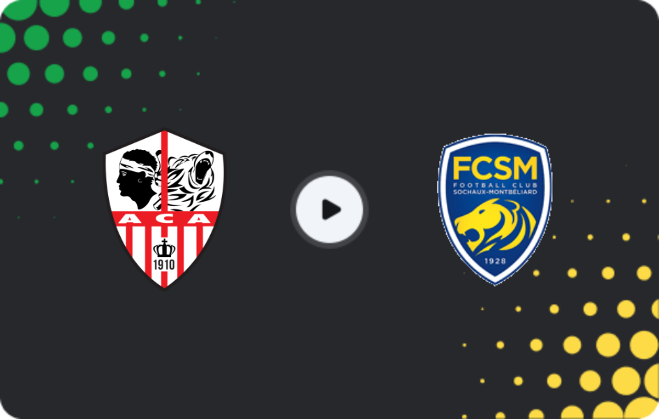 Where to watch Ajaccio — Sochaux, Championnat National, 06.03.2026