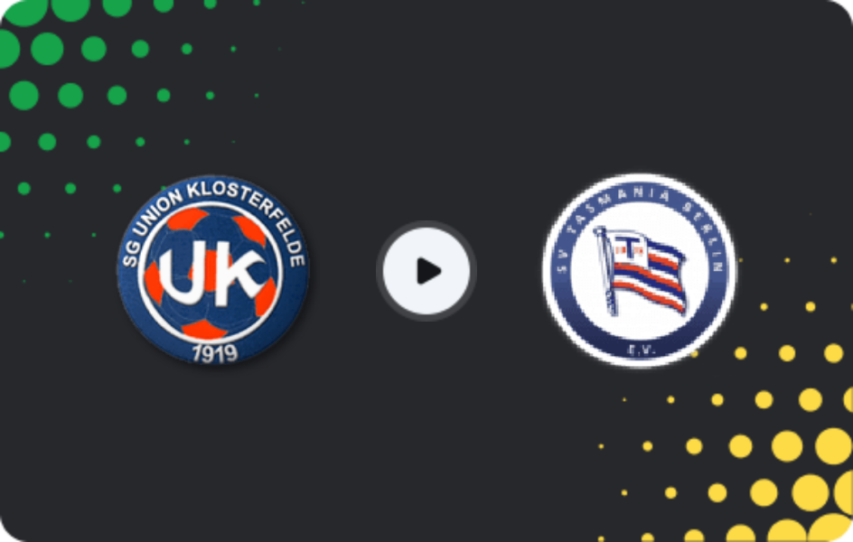Where to watch Union Klosterfelde — Tasmania Berlin, NOFV-Oberliga Nord, 06.03.2026