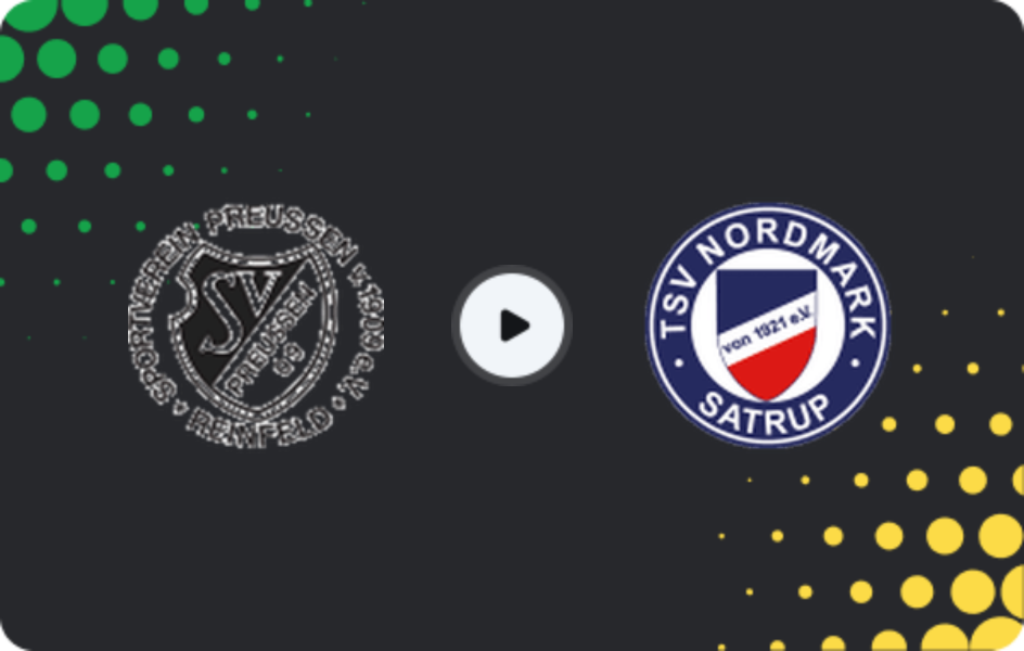 Where to watch Preußen Reinfeld — Nordmark Satrup, Oberliga - Schleswig-Holstein, 07.03.2026