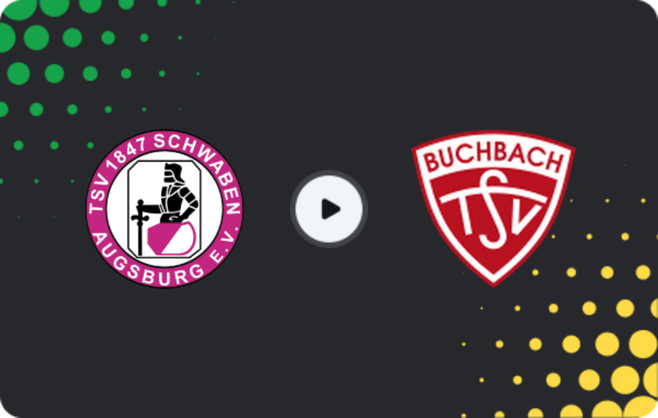 Where to watch Schwaben Augsburg — Buchbach, Regionalliga - Bayern, 07.03.2026