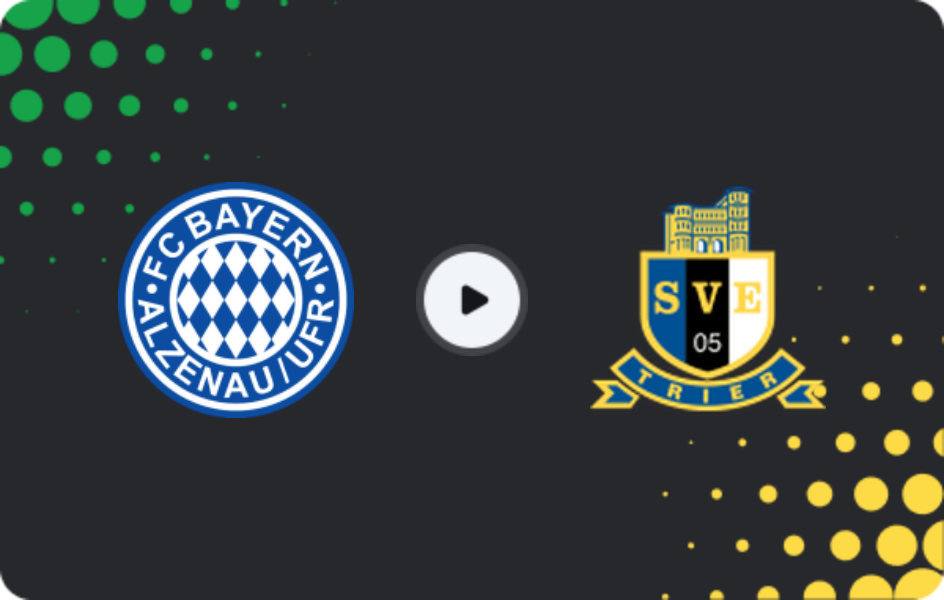 Where to watch Bayern Alzenau — Eintracht Trier, Regionalliga - SudWest, 07.03.2026