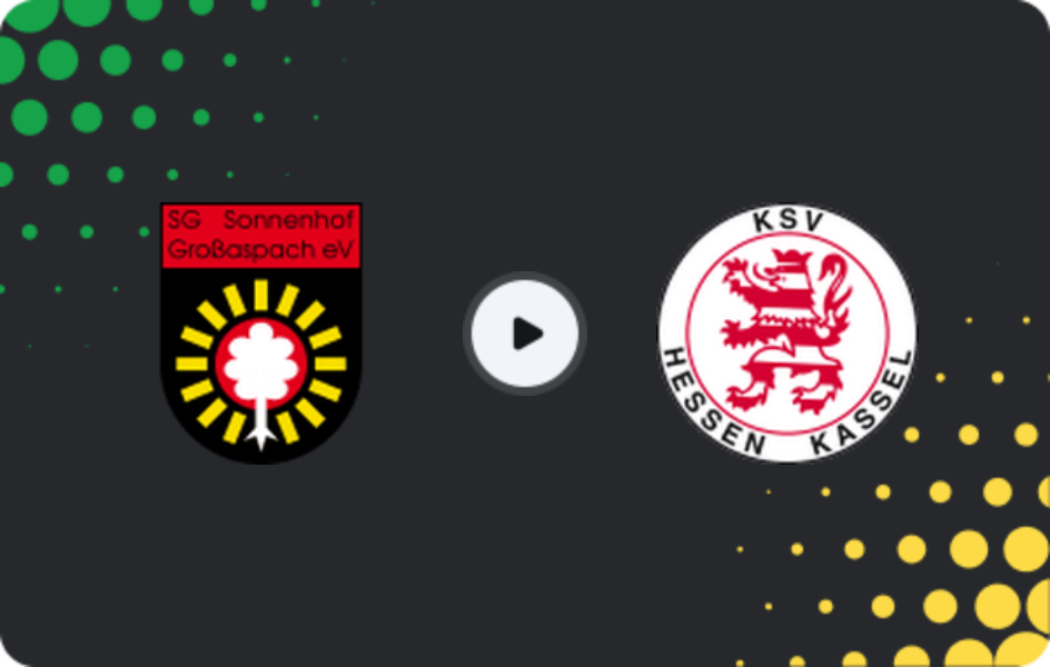 Where to watch SG Sonnenhof Grossaspach — Hessen Kassel, Regionalliga - SudWest, 07.03.2026