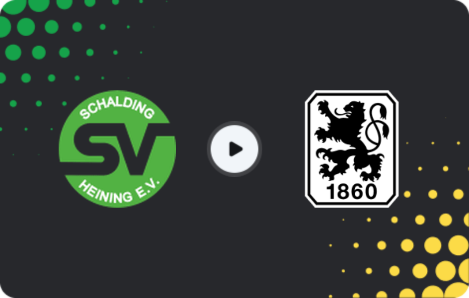 Where to watch Schalding-Heining — 1860 München II, Oberliga - Bayern Süd, 07.03.2026