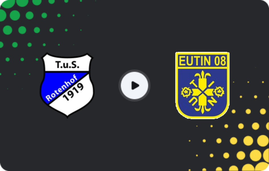 Where to watch Rotenhof — Eutiner SV, Oberliga - Schleswig-Holstein, 07.03.2026