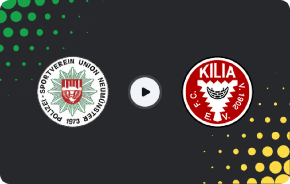 Where to watch Union Neumünster — Kilia Kiel, Oberliga - Schleswig-Holstein, 07.03.2026