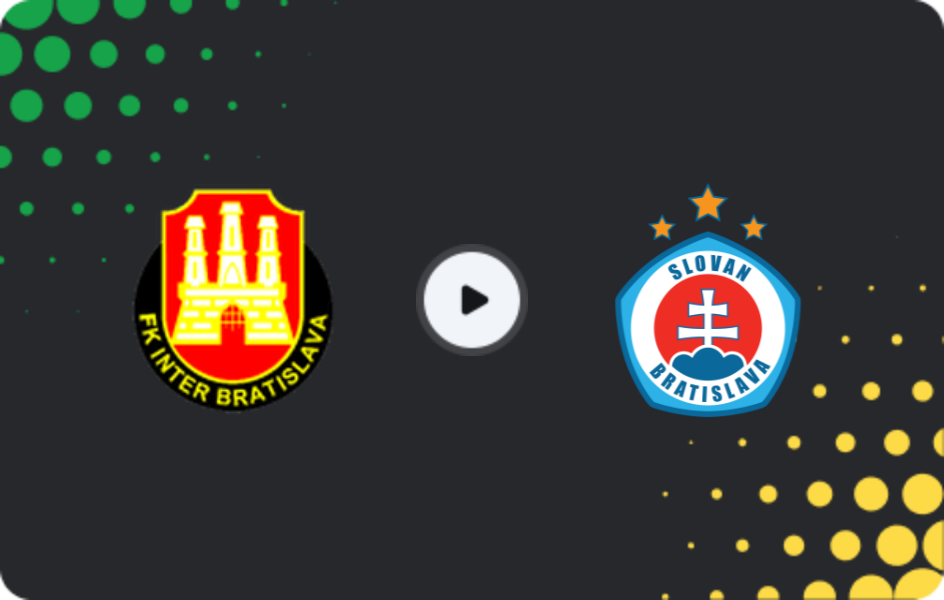 Where to watch Inter Bratislava — Slovan Bratislava II, 2. Liga, 07.03.2026