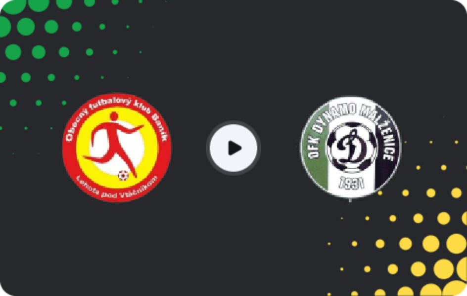Where to watch Baník Lehota p.Vtáčnikom — Malženice, 2. Liga, 07.03.2026