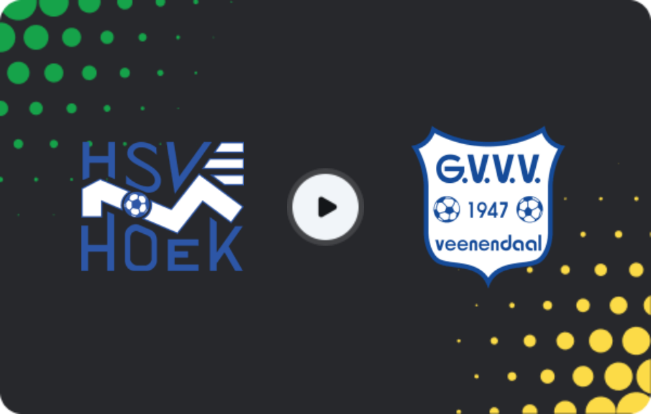 Where to watch Hoek — GVVV Veenendaal, Tweede Divisie, 07.03.2026