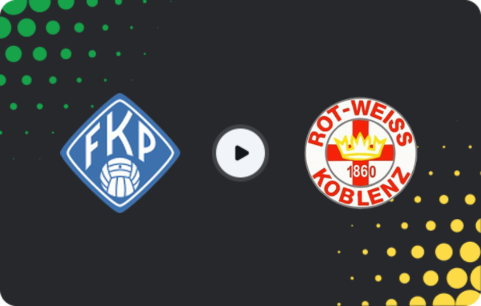 Where to watch Pirmasens — TuS RW Koblenz, Oberliga Rheinland-Pfalz/Saar, 07.03.2026